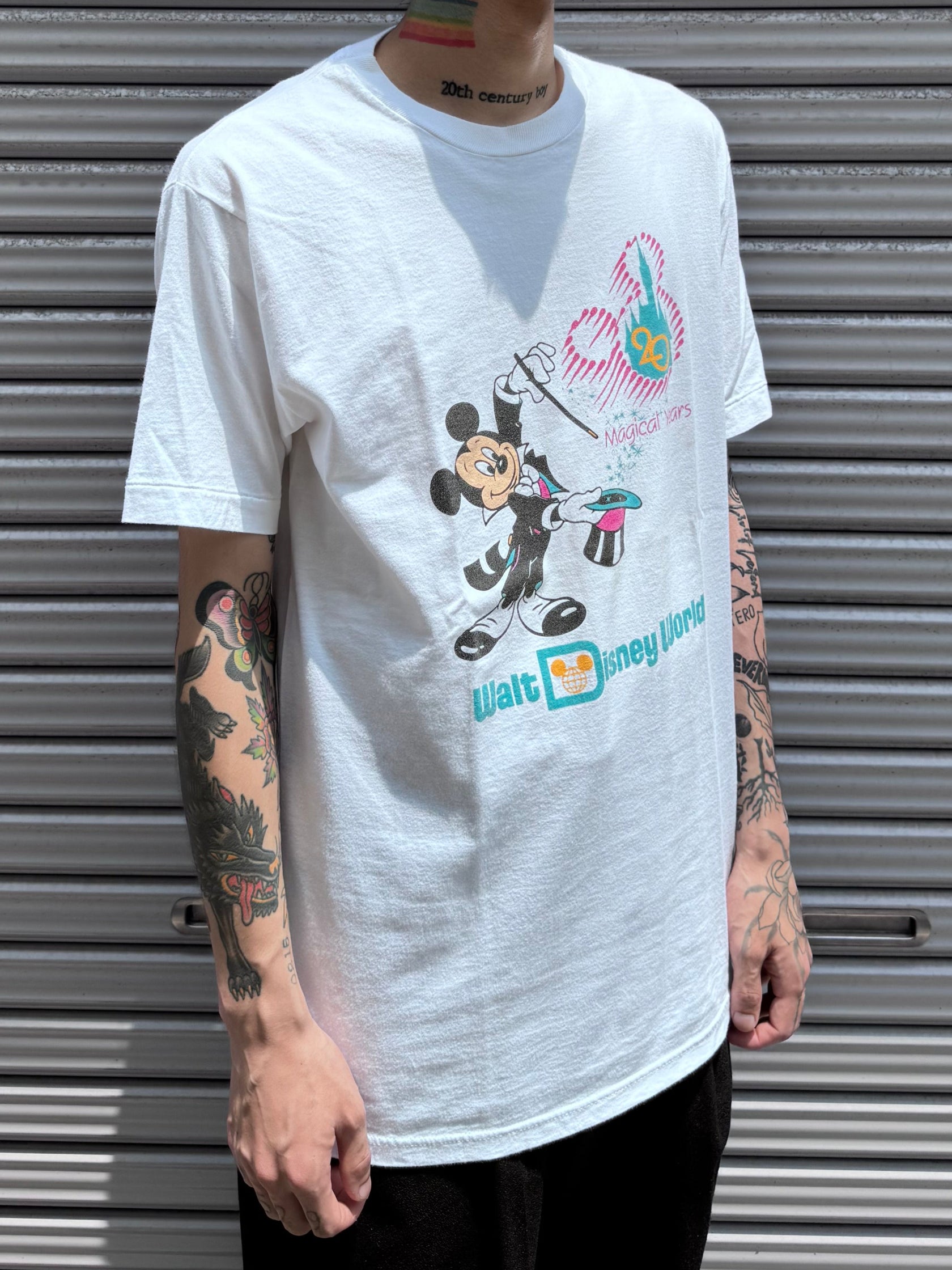 90’s DISNEY「20 Magical Years」USA製 キャラクターTシャツ