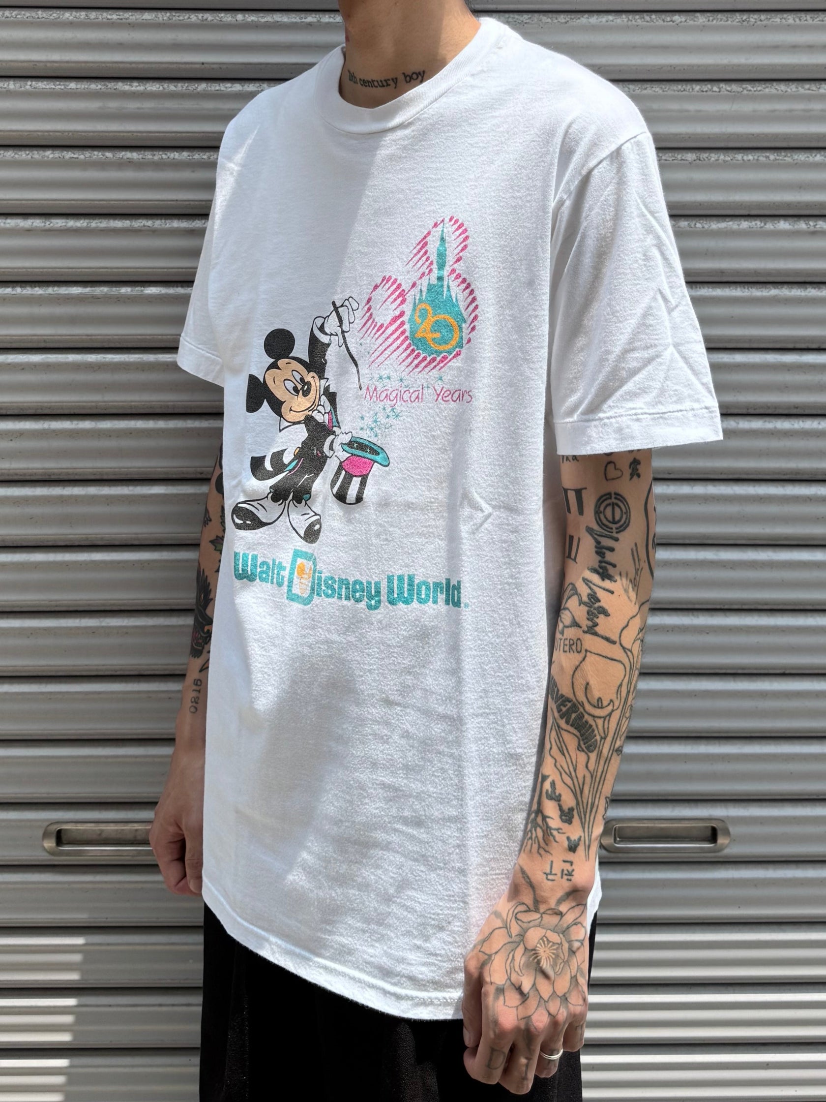90’s DISNEY「20 Magical Years」USA製 キャラクターTシャツ