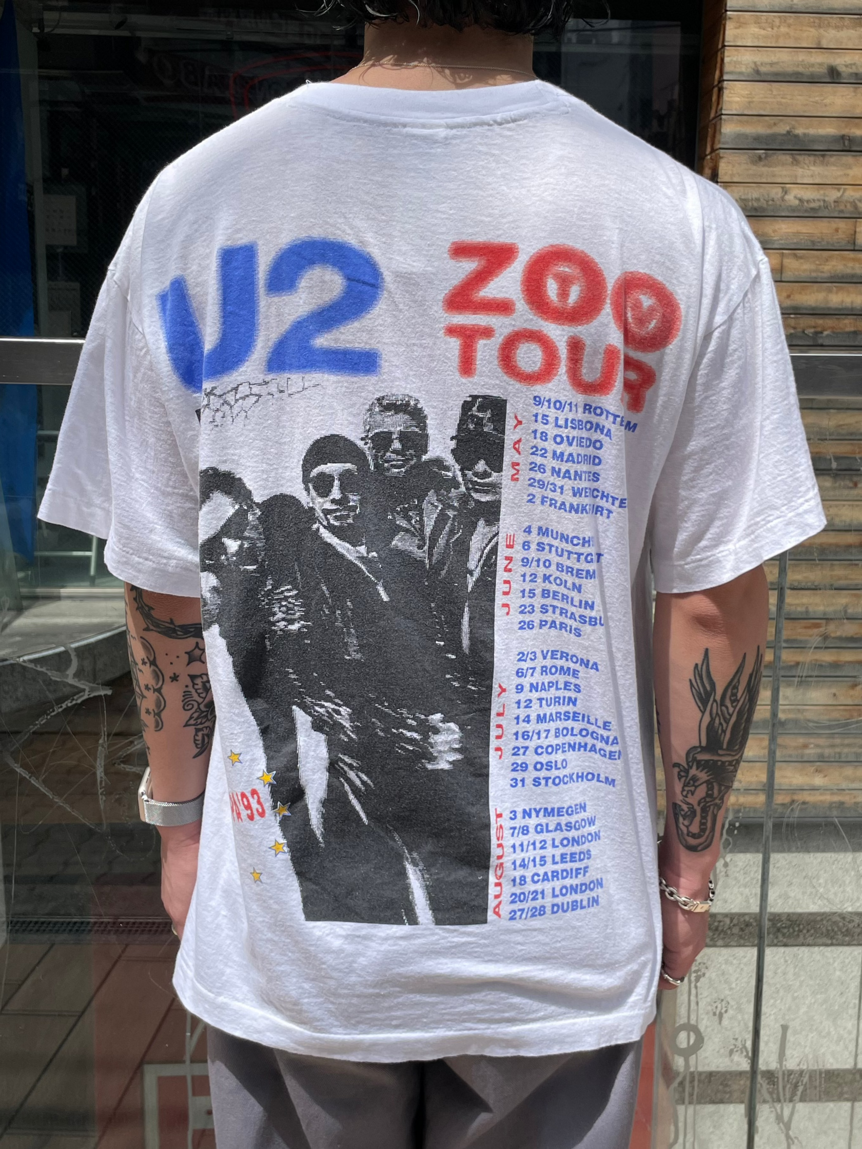 90's U2「ZOO TV TOUR」ツアーTシャツ