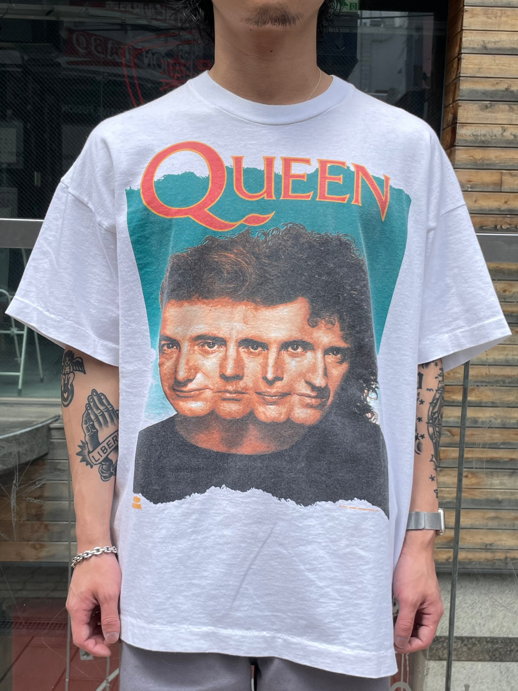 90's~00's QUEEN「MULTI FACE」バンドTシャツ
