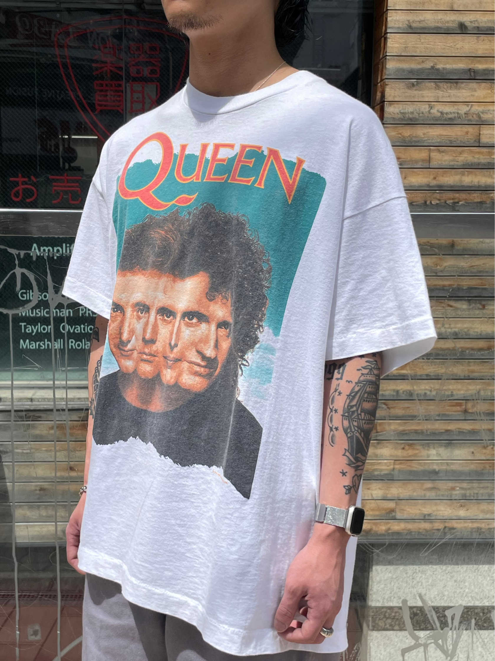 90's~00's QUEEN「MULTI FACE」バンドTシャツ