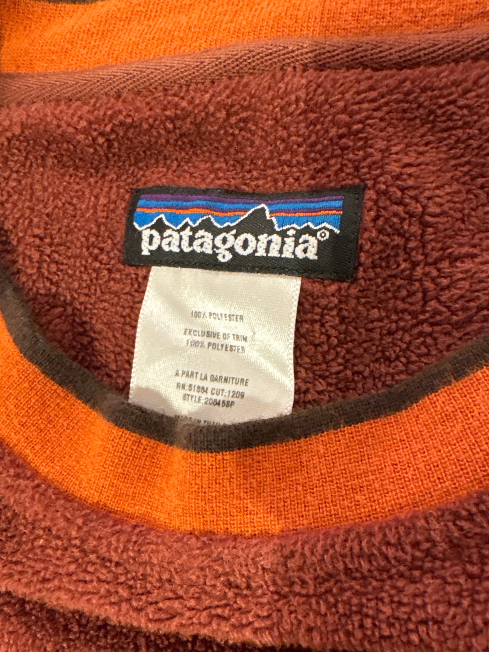 00's PATAGONIA「Rhythm plush SYNCHILLA Sweat」フリーストップス