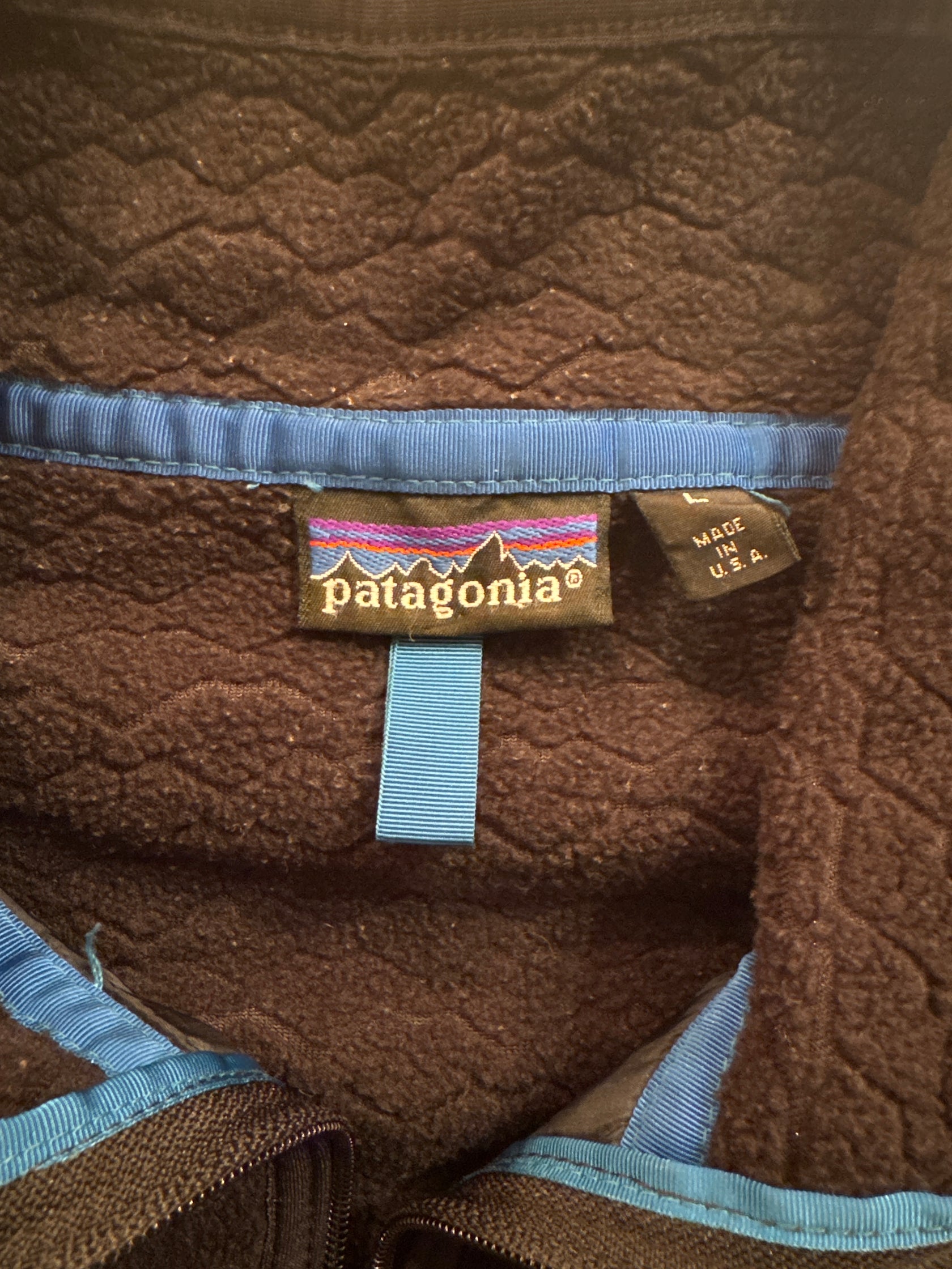 00's PATAGONIA「HalfZip Fleese Pullover」USA製 フリースジャケット