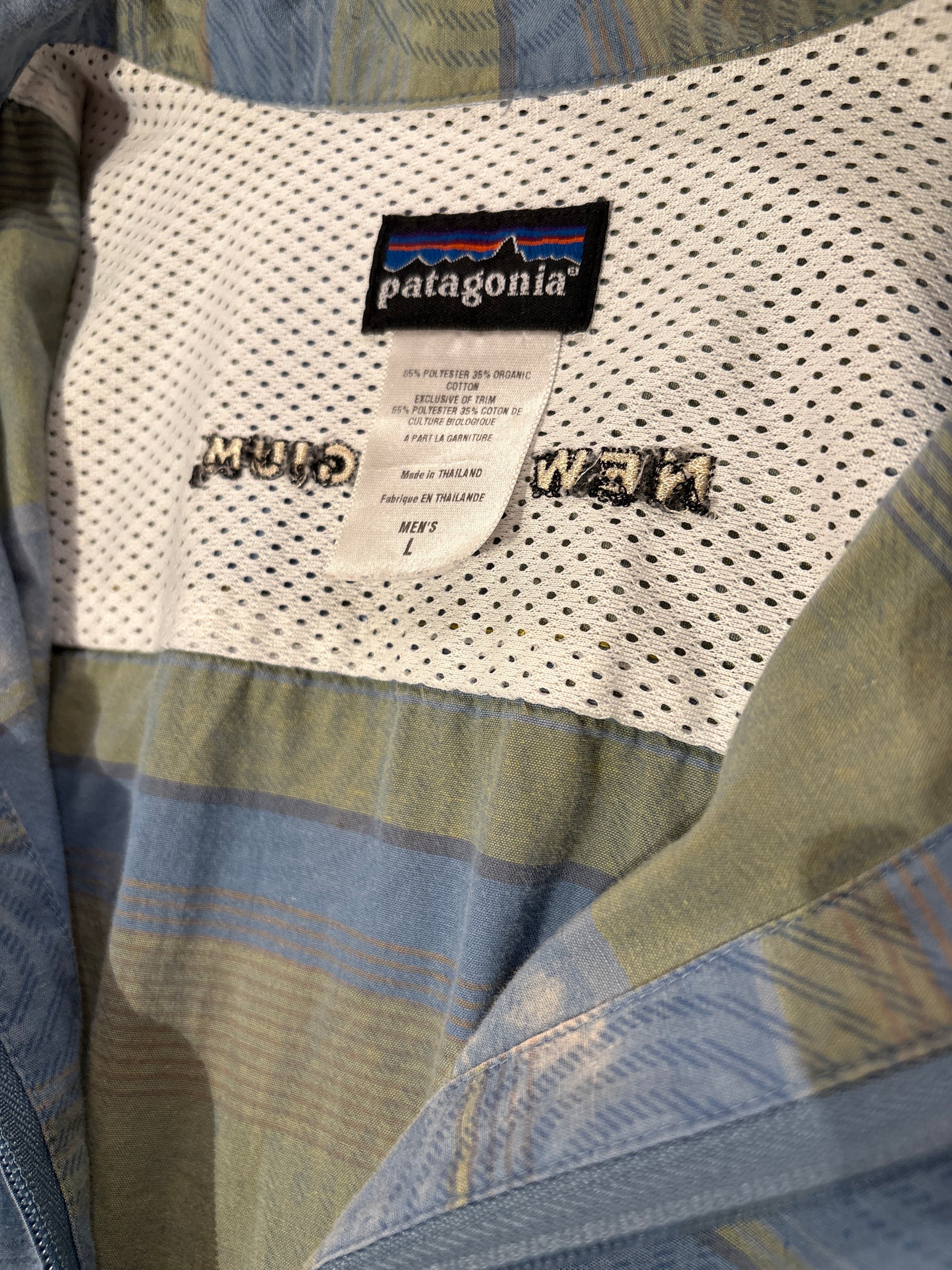 90's PATAGONIA「Rhythm UZUMAKI」半袖シャツ