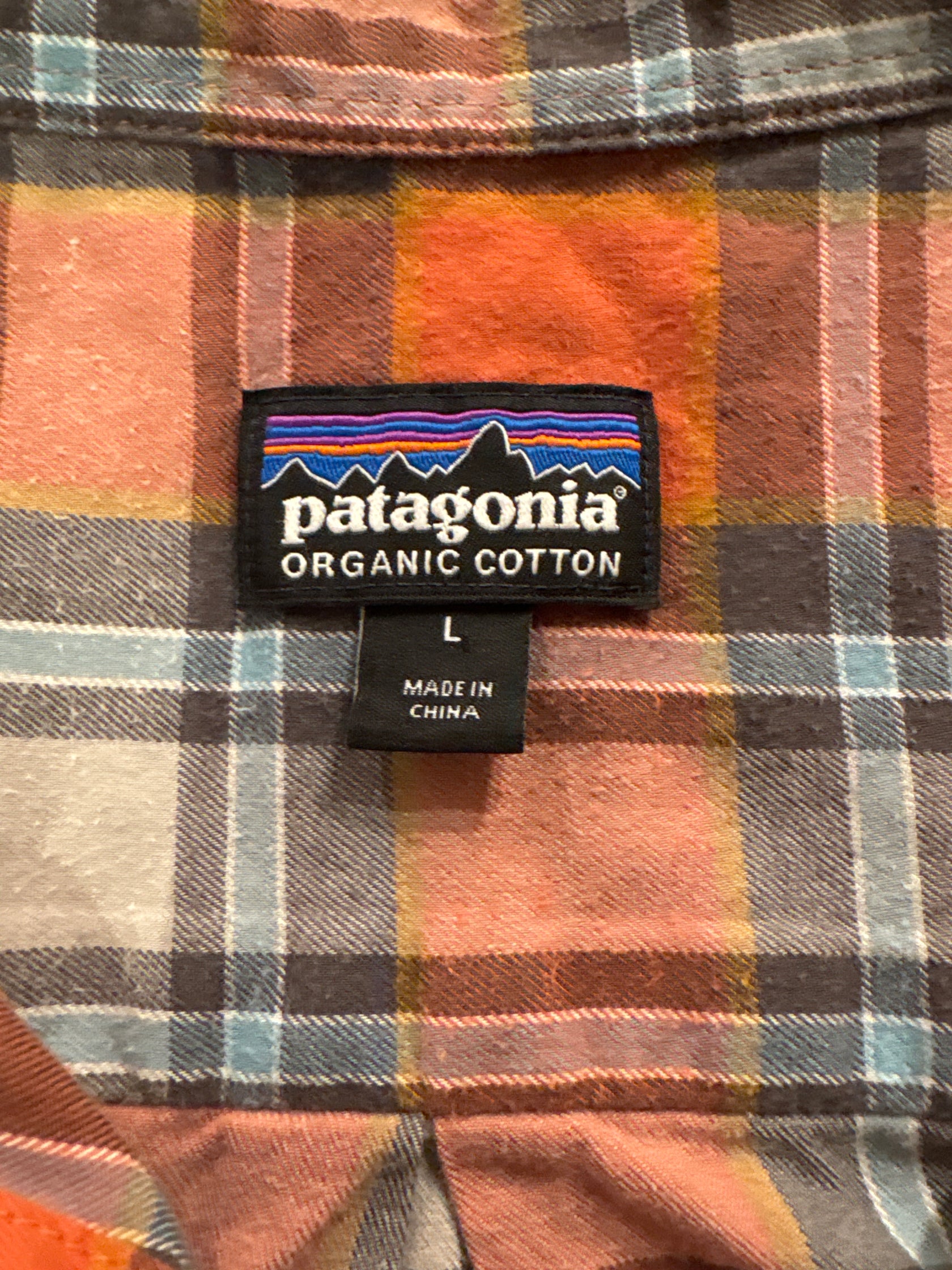 00's PATAGONIA「Organic Cotton Check Shirt」長袖シャツ