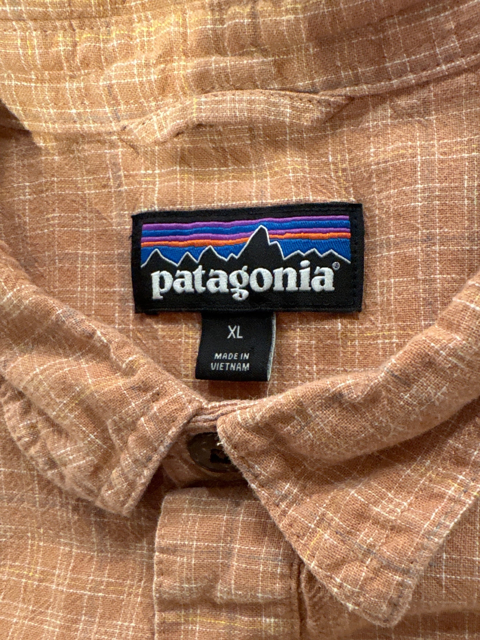 00's PATAGONIA「Cotton Check Shirt」半袖シャツ