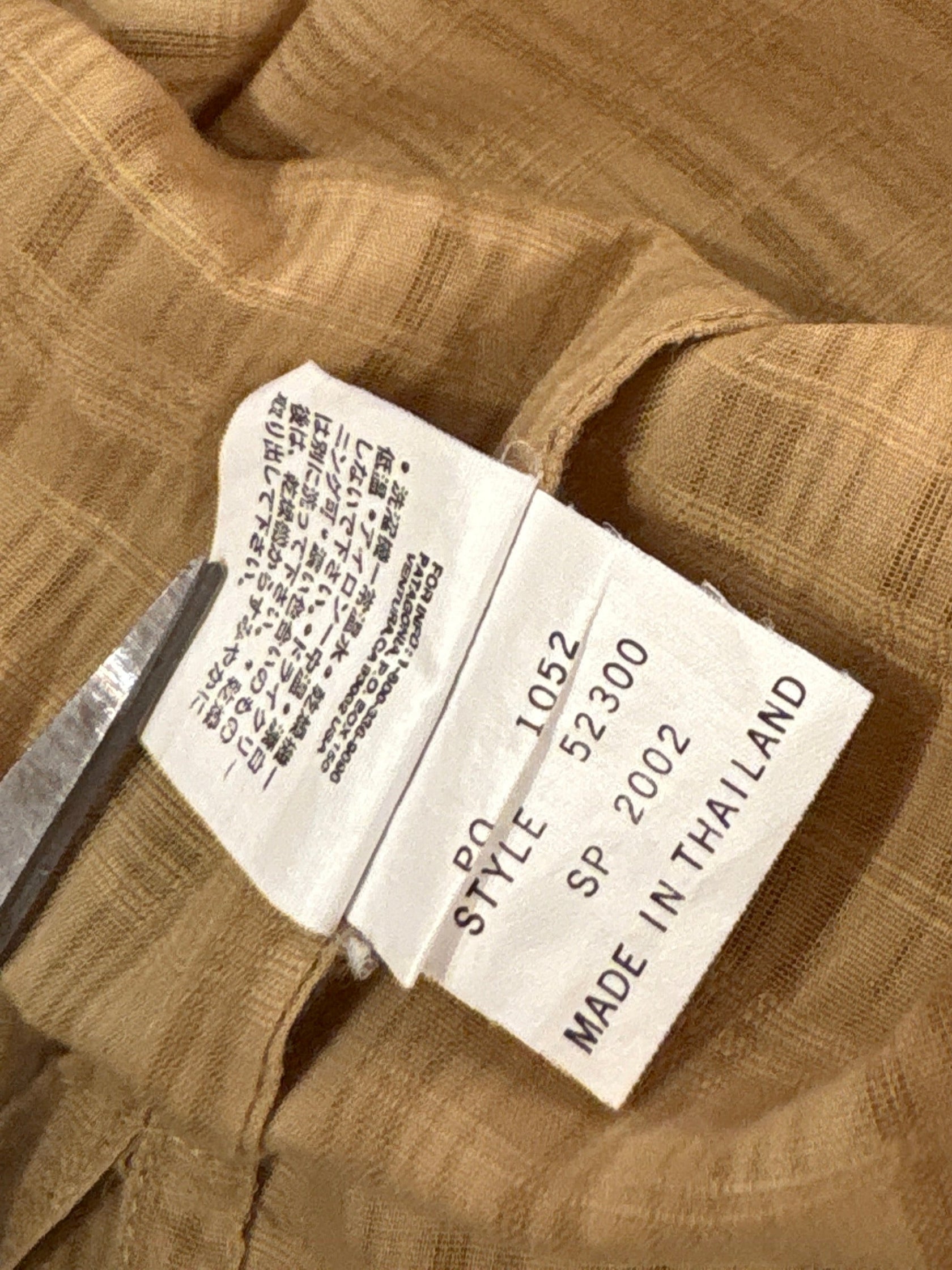 00's PATAGONIA「Hemp Shirt」半袖シャツ