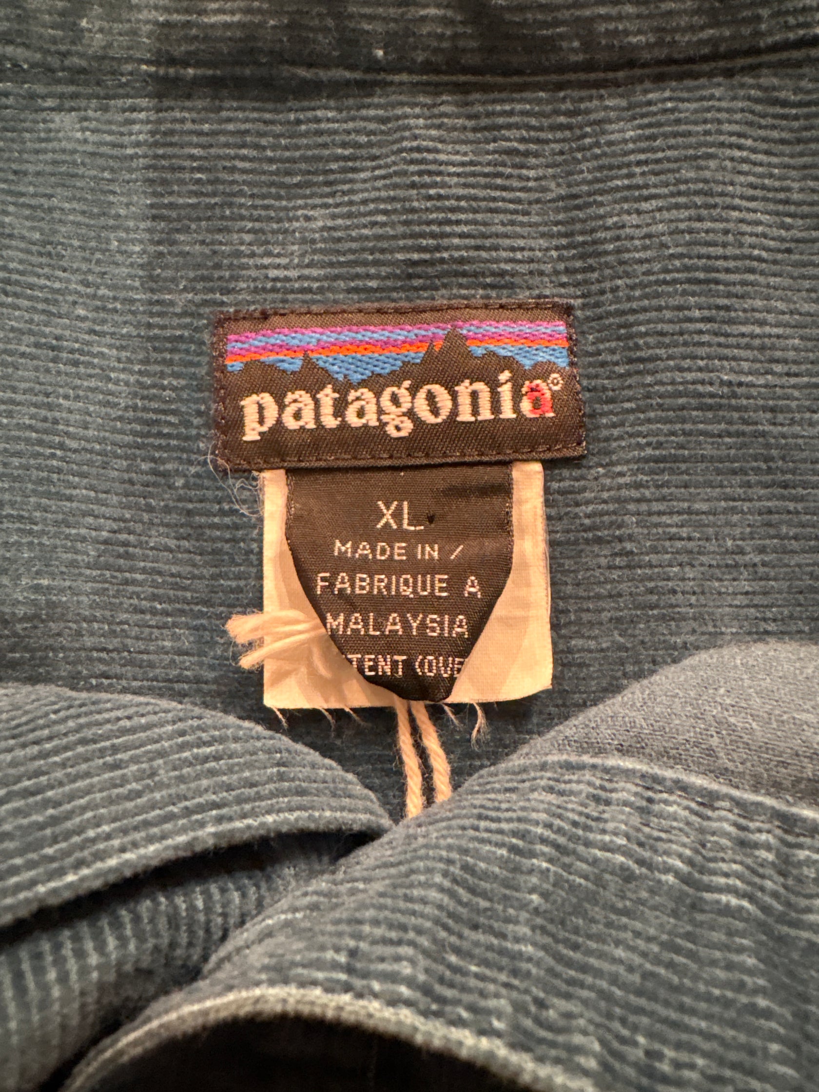 90's PATAGONIA「Corduroy Long Sleeve Shirt」雪なしタグ 長袖シャツ