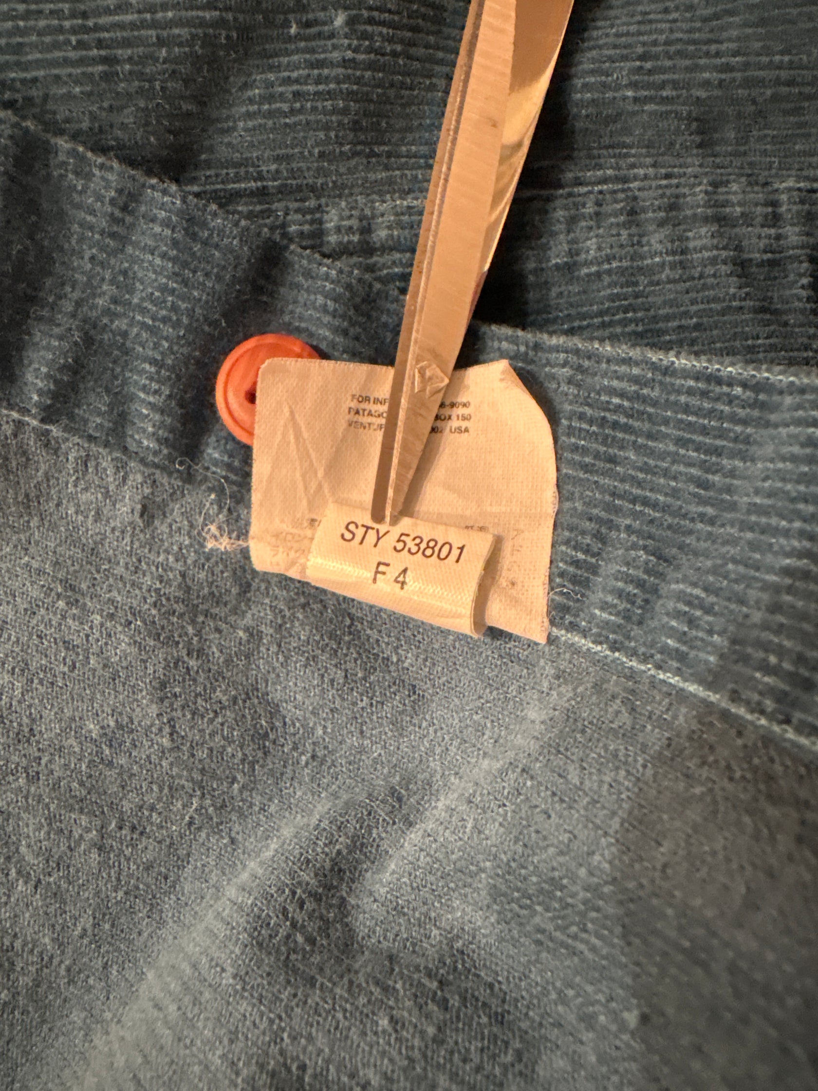 90's PATAGONIA「Corduroy Long Sleeve Shirt」雪なしタグ 長袖シャツ