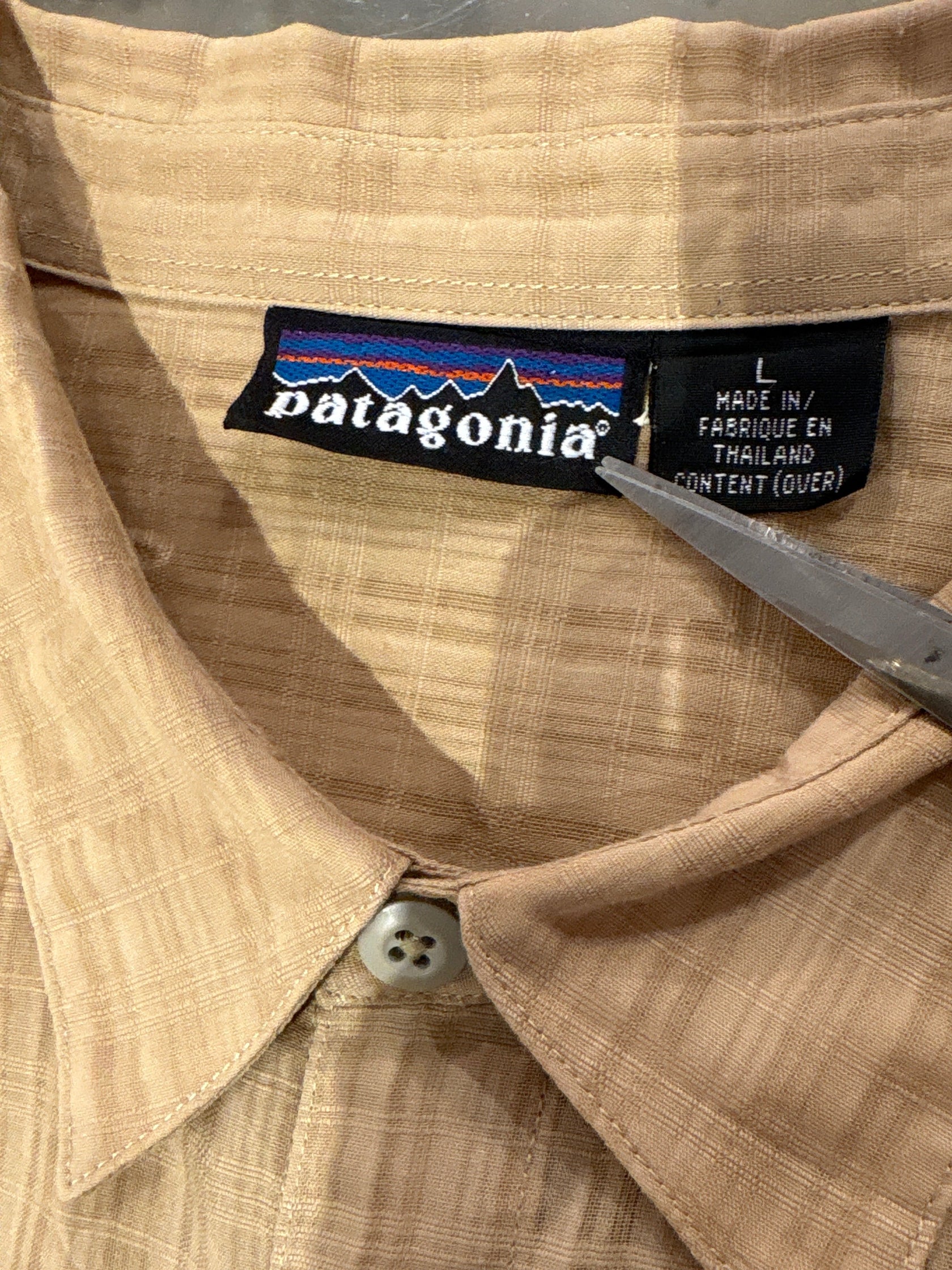 00's PATAGONIA「Hemp Shirt」半袖シャツ