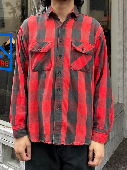 70~80's FIVE BROTHER USA製 バッファローチェックシャツ