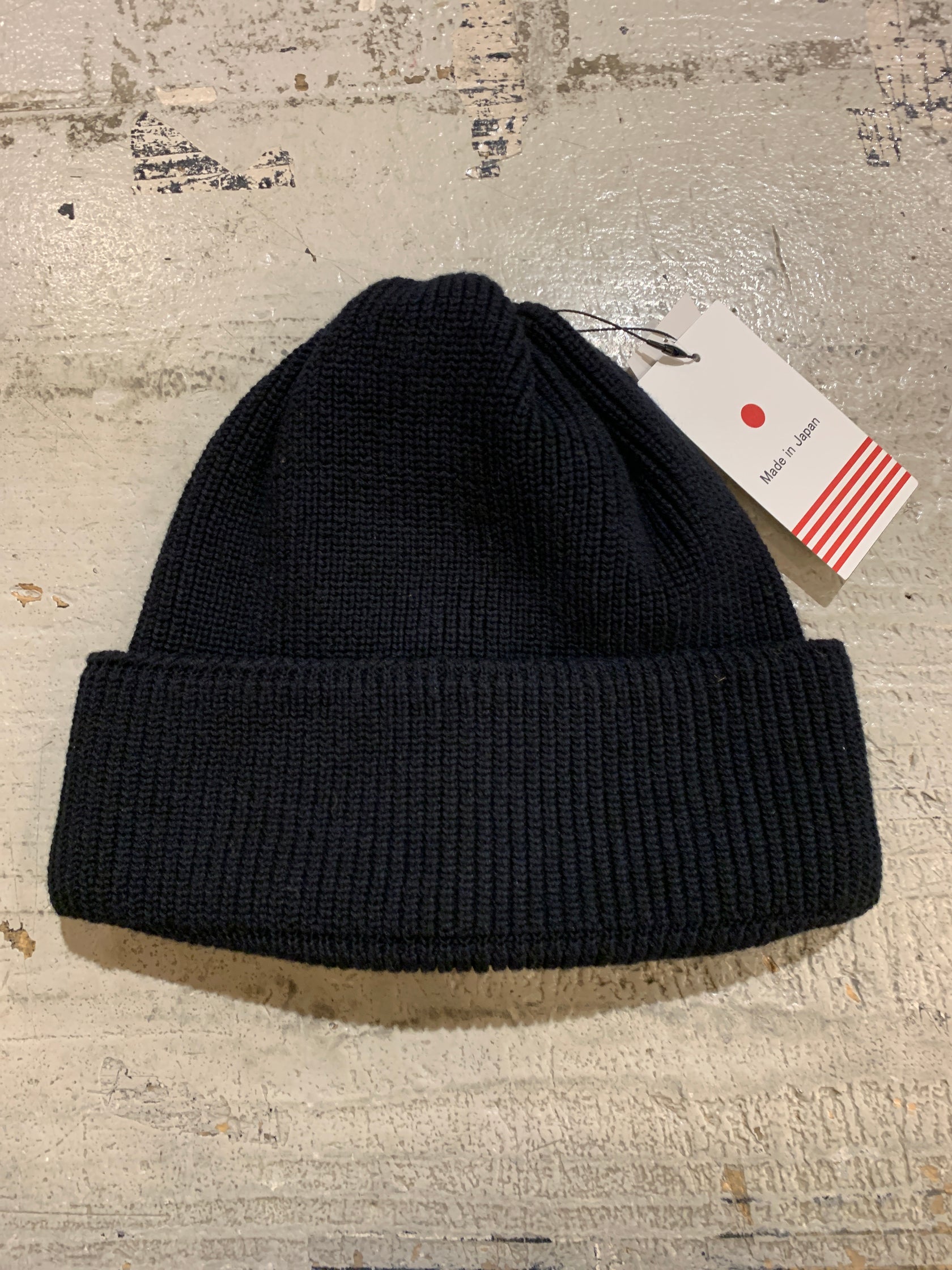COTTON KNIT CAP BLACK