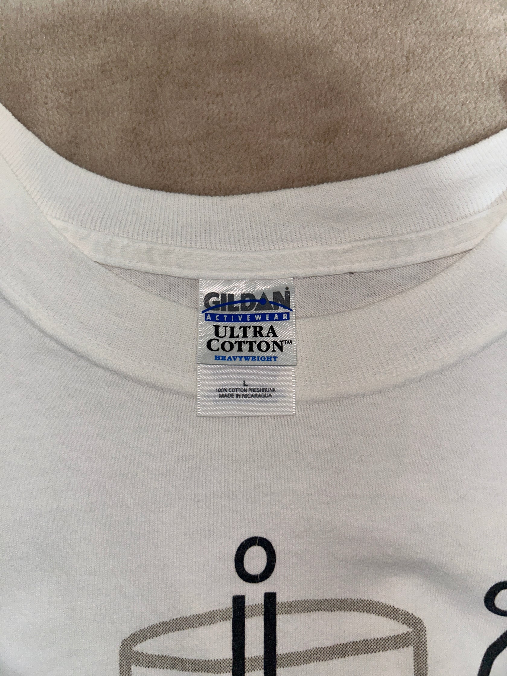 90's~00's CAFFEINE「化学構造式」グラフィックTシャツ