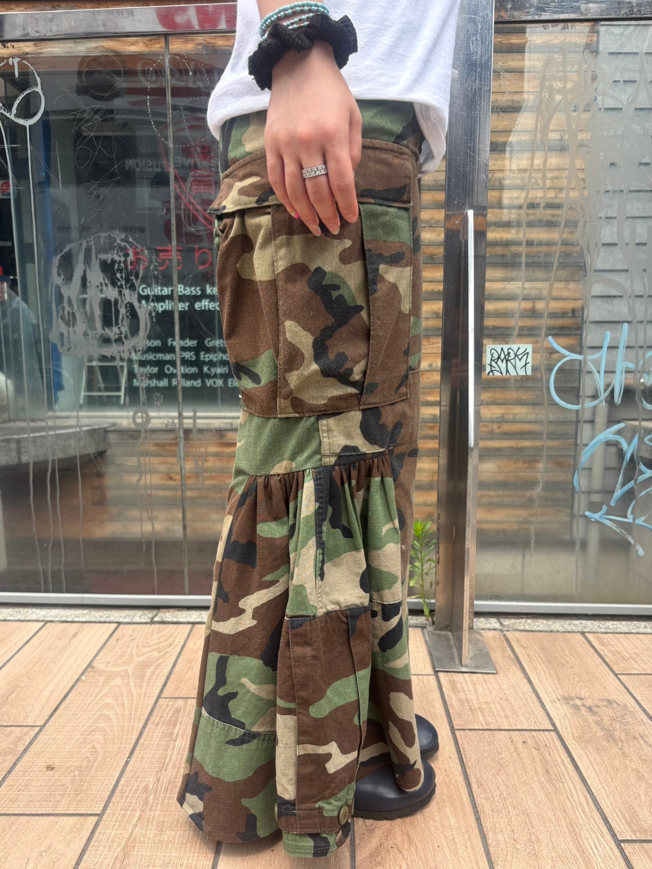 REMAKE ARMY MERMAID SKIRT