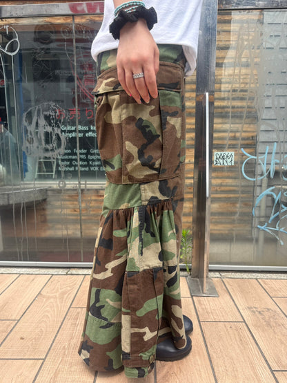 REMAKE ARMY MERMAID SKIRT