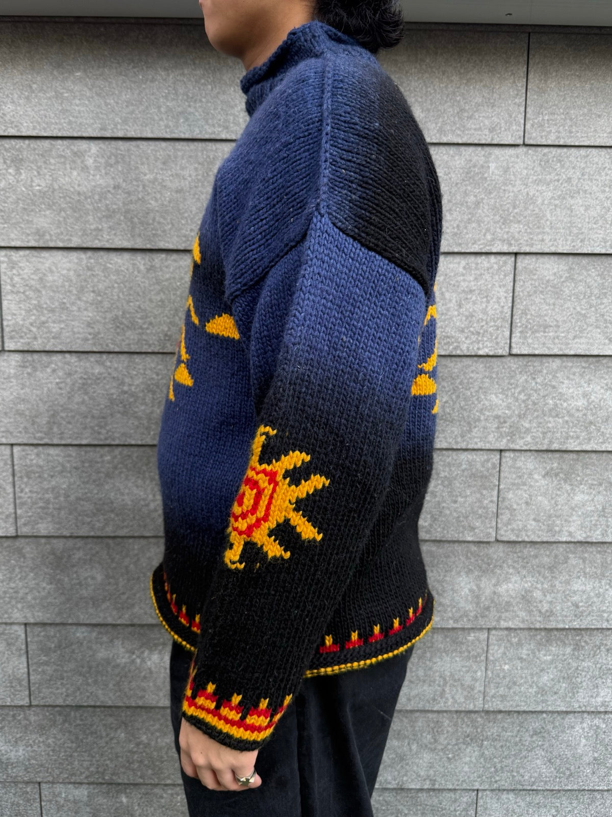 80's「Ecuador」SUN エクアドルニット