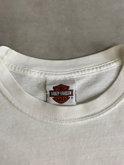 00's HARLEY DAVIDSON「Oklahoma City」ハーレーロングTシャツ