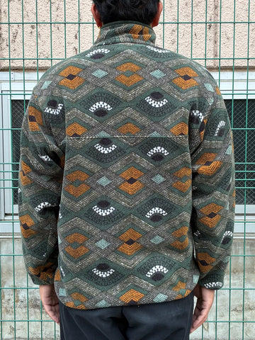 10's PATAGONIA Synchilla Snap-T「スロウフット柄」フリースプルオーバー