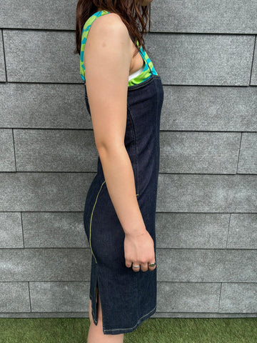 「Fiorucci Safety Jeans」デニムキャミソールワンピース