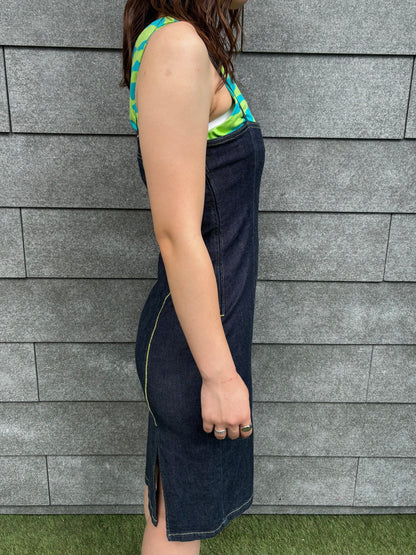 00's~10's「Fiorucci Safety Jeans」デニムキャミソールワンピース
