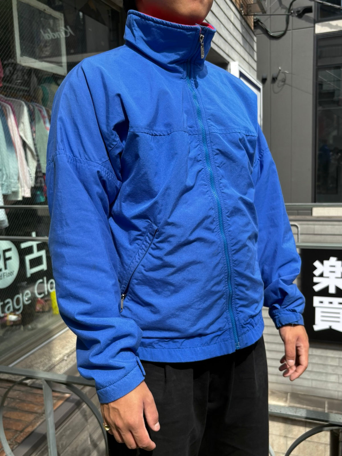 90's The North Face 「Windy Pass」ナイロンフリースジャケット