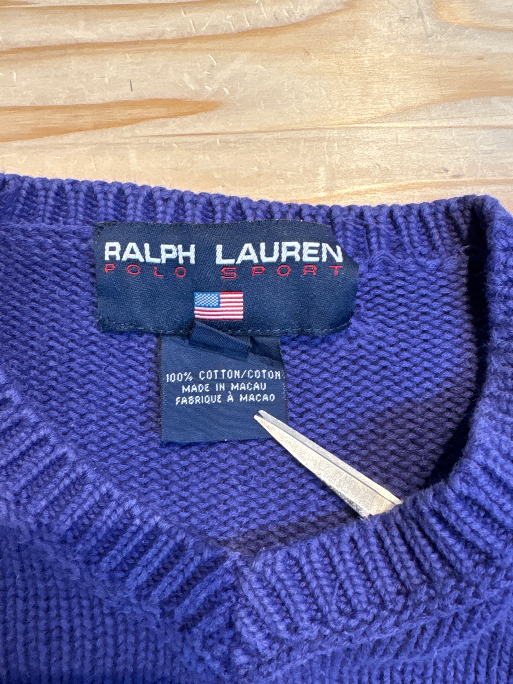 90's Ralph Lauren「POLO SPORT」クルーネックニット