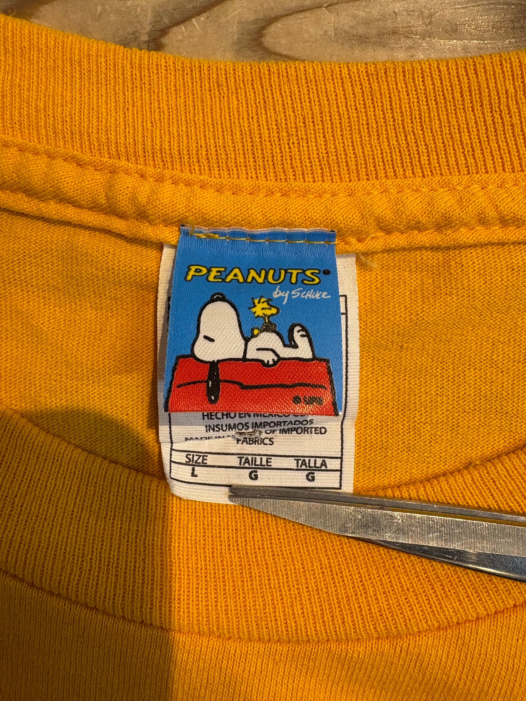 00's PEANUTS「CHARLIE BROWN」キャラクターTシャツ