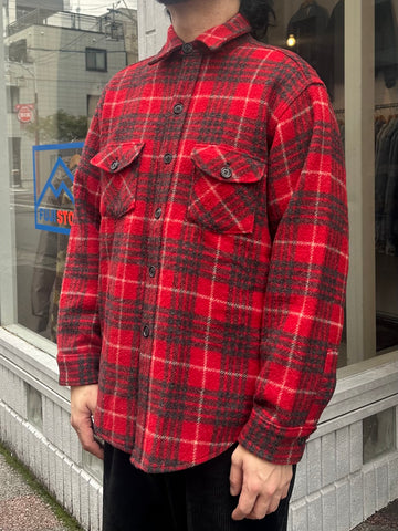 80's WOOLRICH USA製 ネルシャツ