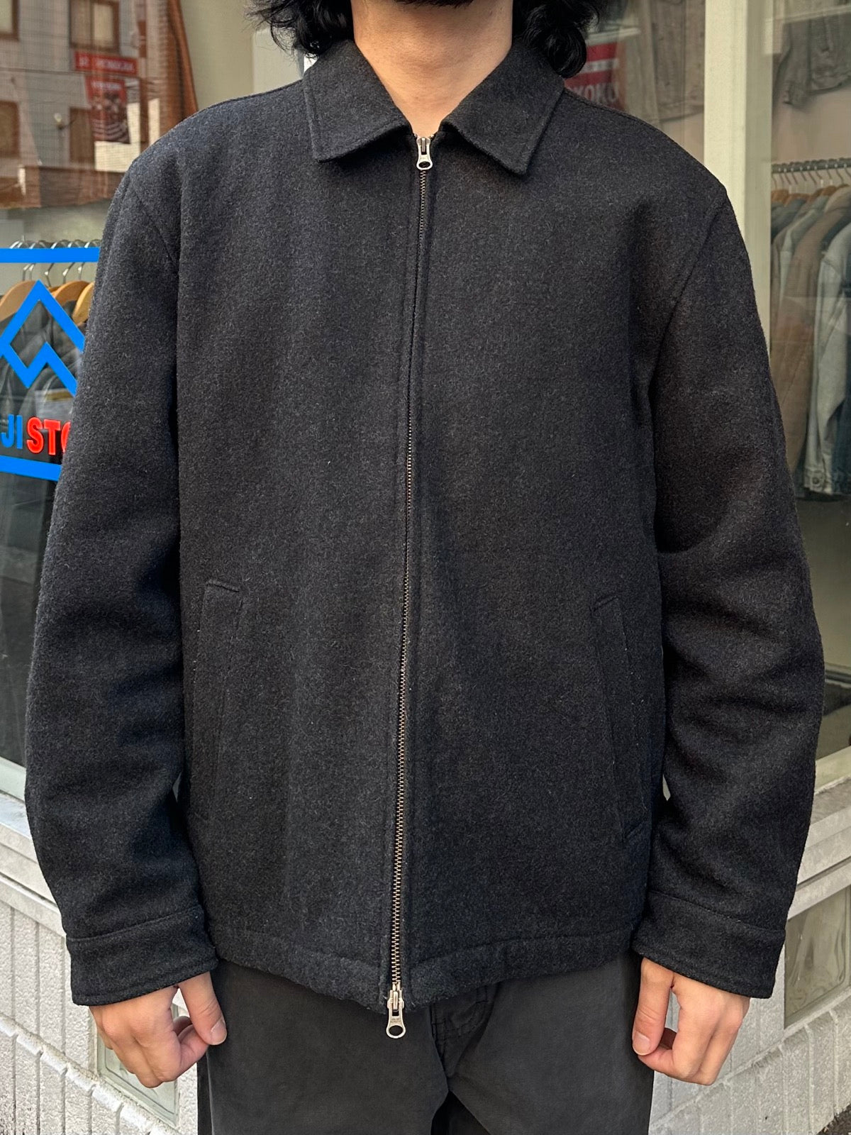 00's OLD NAVY「Big Size」ウールジャケット