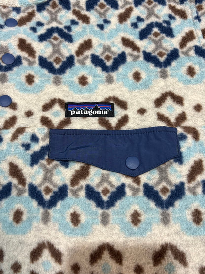 10's PATAGONIA Synchilla Snap-T「ツンドラクラスター柄」フリースプルオーバー