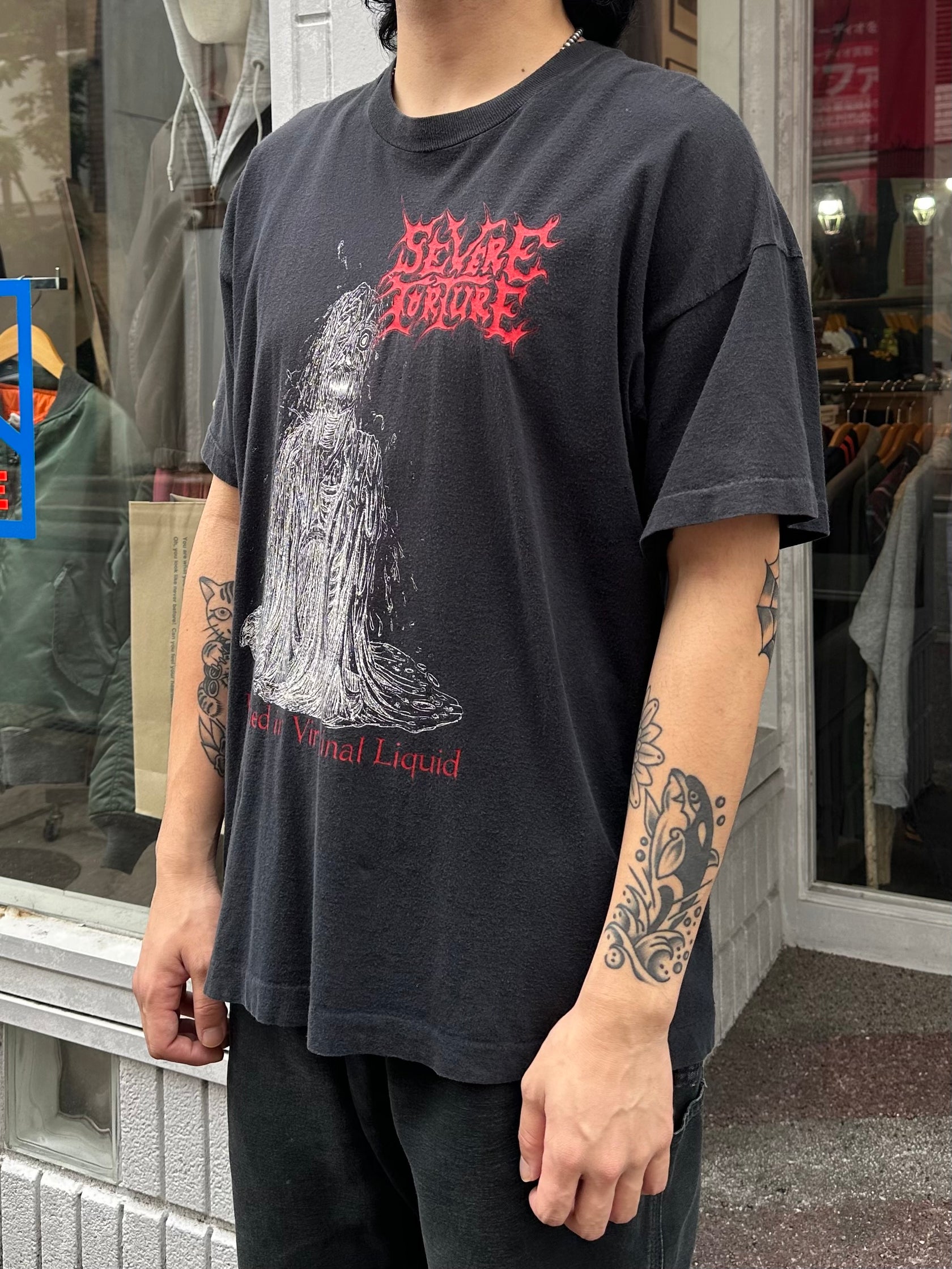 00's SEVERE TORTUE「Baptized in Virginal Liquid」バンドTシャツ　