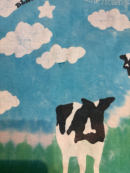 00's「Ben & Jerry’s」USA製 総柄Tシャツ