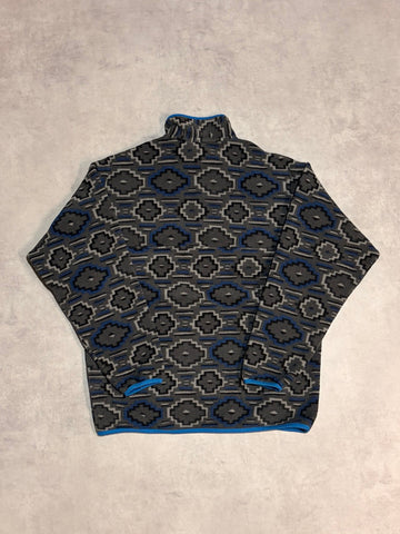 10's PATAGONIA Synchilla Snap-T「ヤナバ柄」フリースプルオーバー