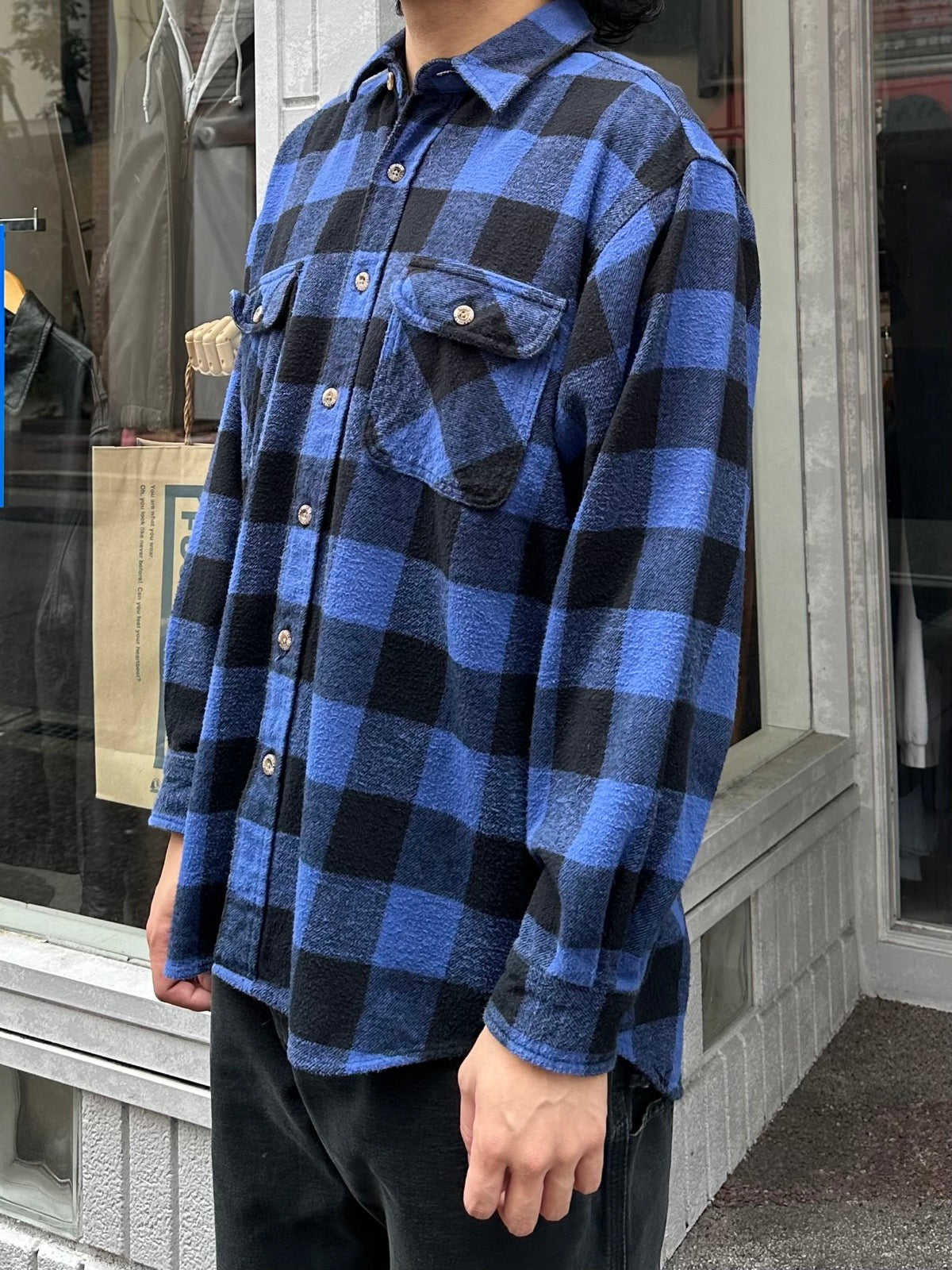 90's FIELD＆STREAM バッファローチェックシャツ