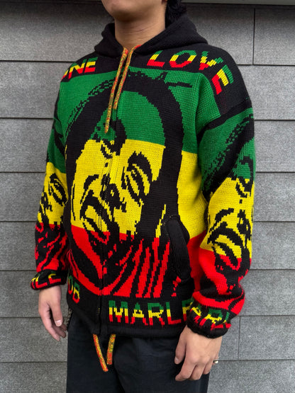 90's「Bob Marley」ジップパーカー