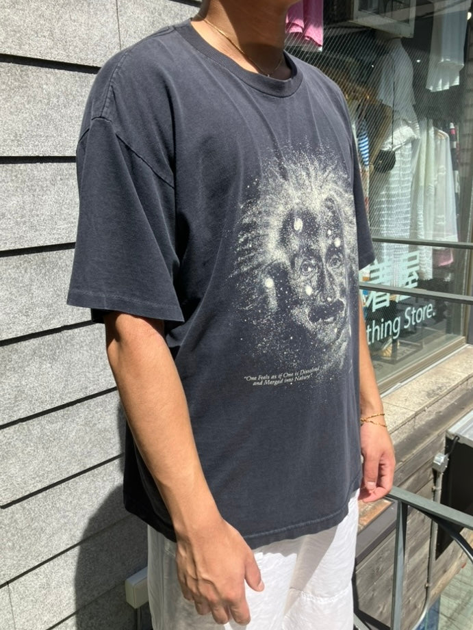 90's「Albert Einstein」USA製 グラフィックTシャツ