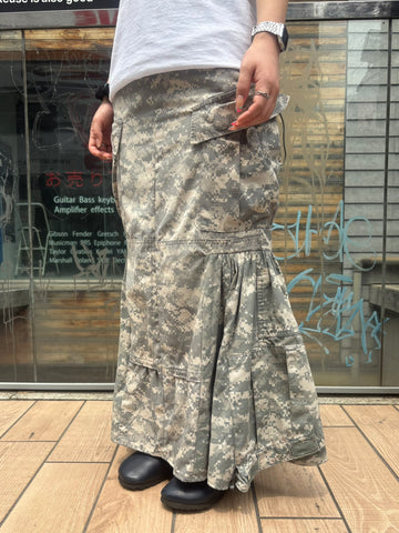 REMAKE ARMY MERMAID SKIRT