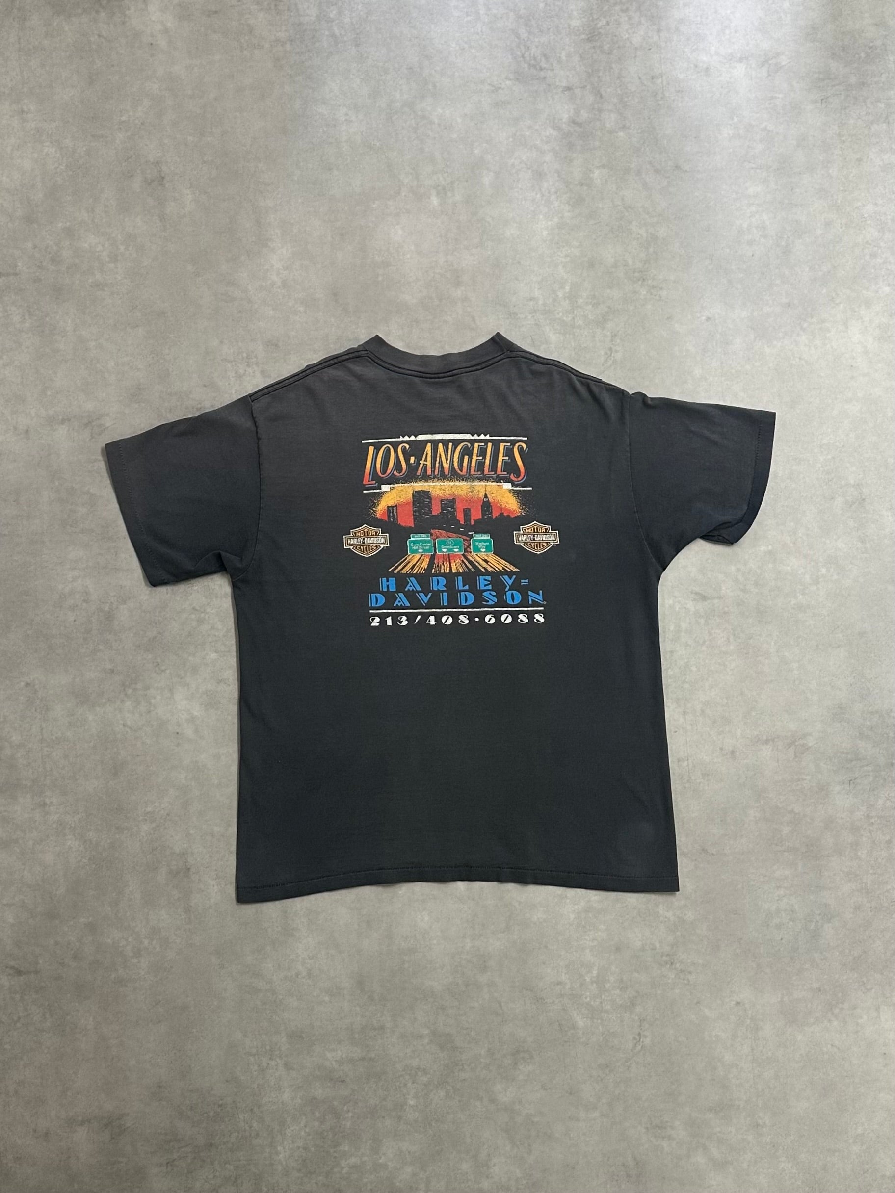90's HARLEY-DAVIDSON「LOS ANGELES」ハーレーダビッドソンTシャツ