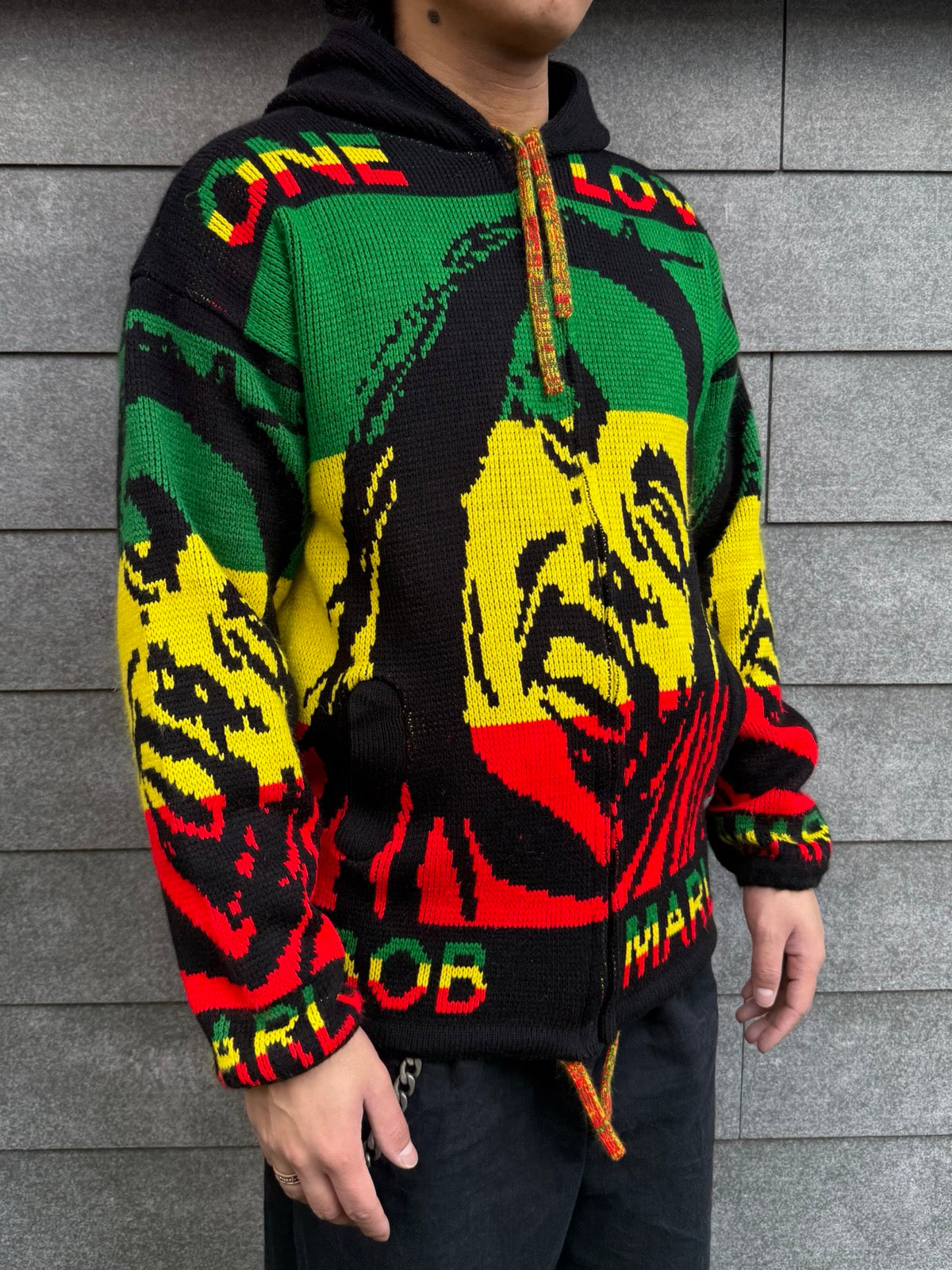 90's「Bob Marley」ジップパーカー