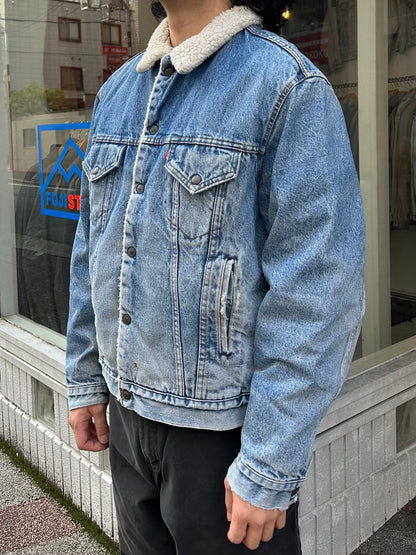 80's LEVI’S「71608-0216」USA製 デニムボアジャケット
