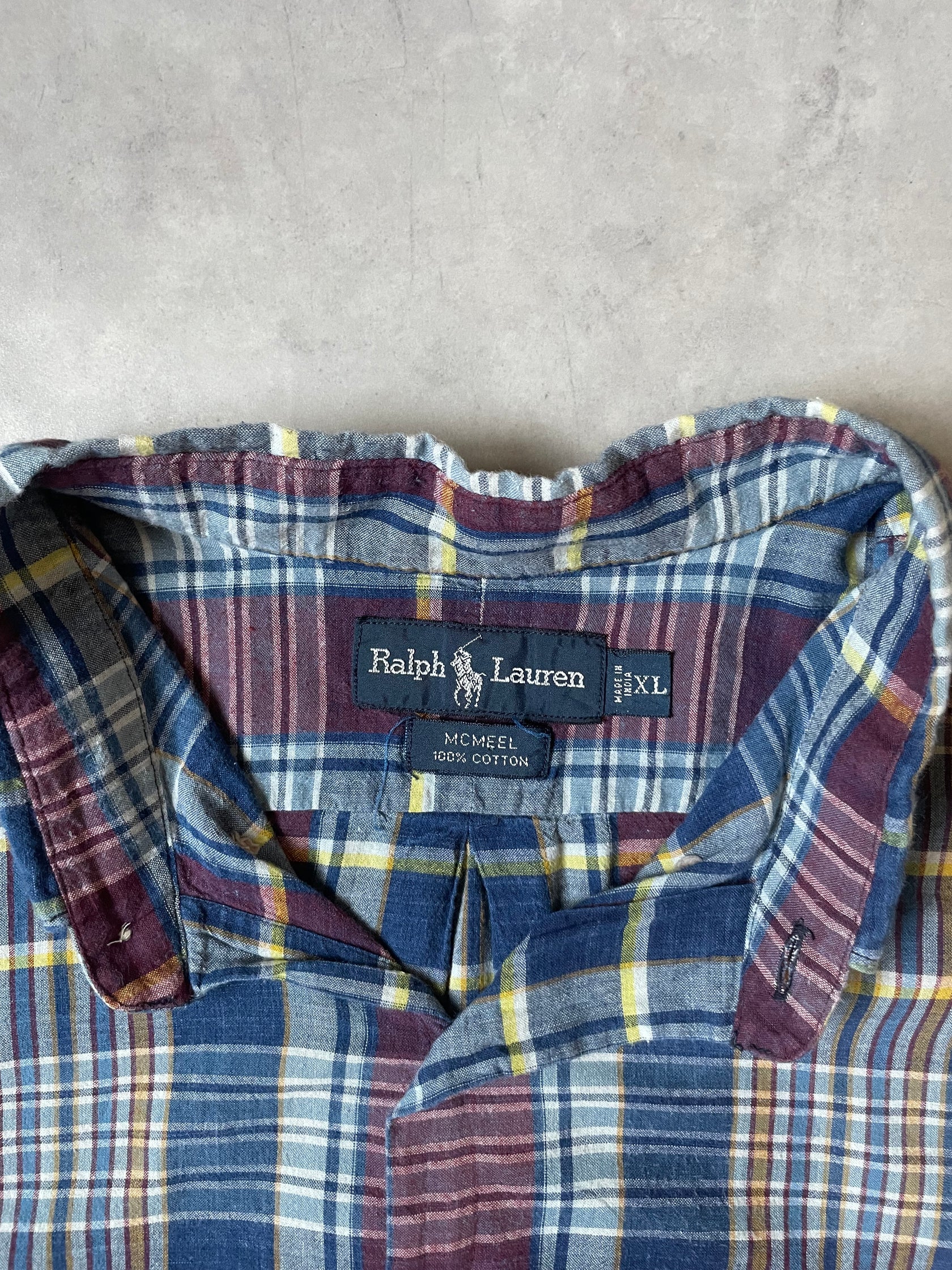90's RALPH LAUREN「MCMEEL」長袖シャツ