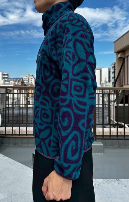 90's PATAGONIA「SYNCHILLA Snap-T 」カナダ製　フリースプルオーバー
