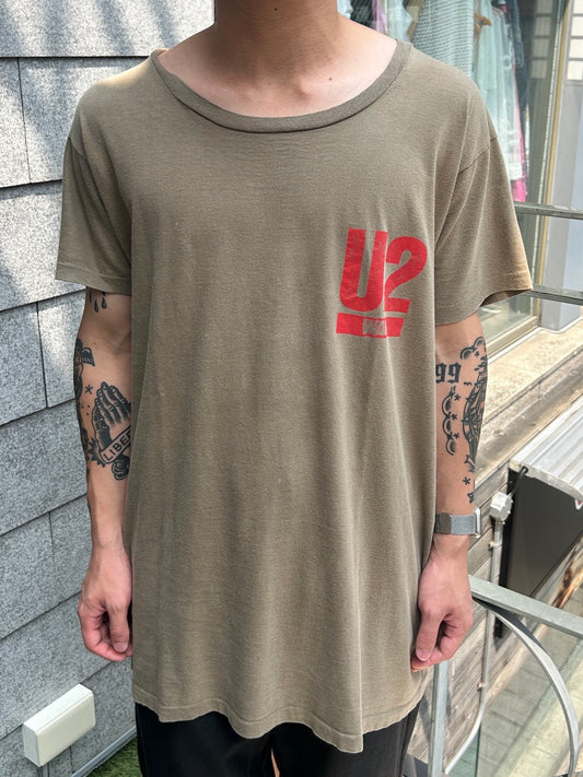 80's U2「UK SPRING TOUR 1983」バンドTシャツ