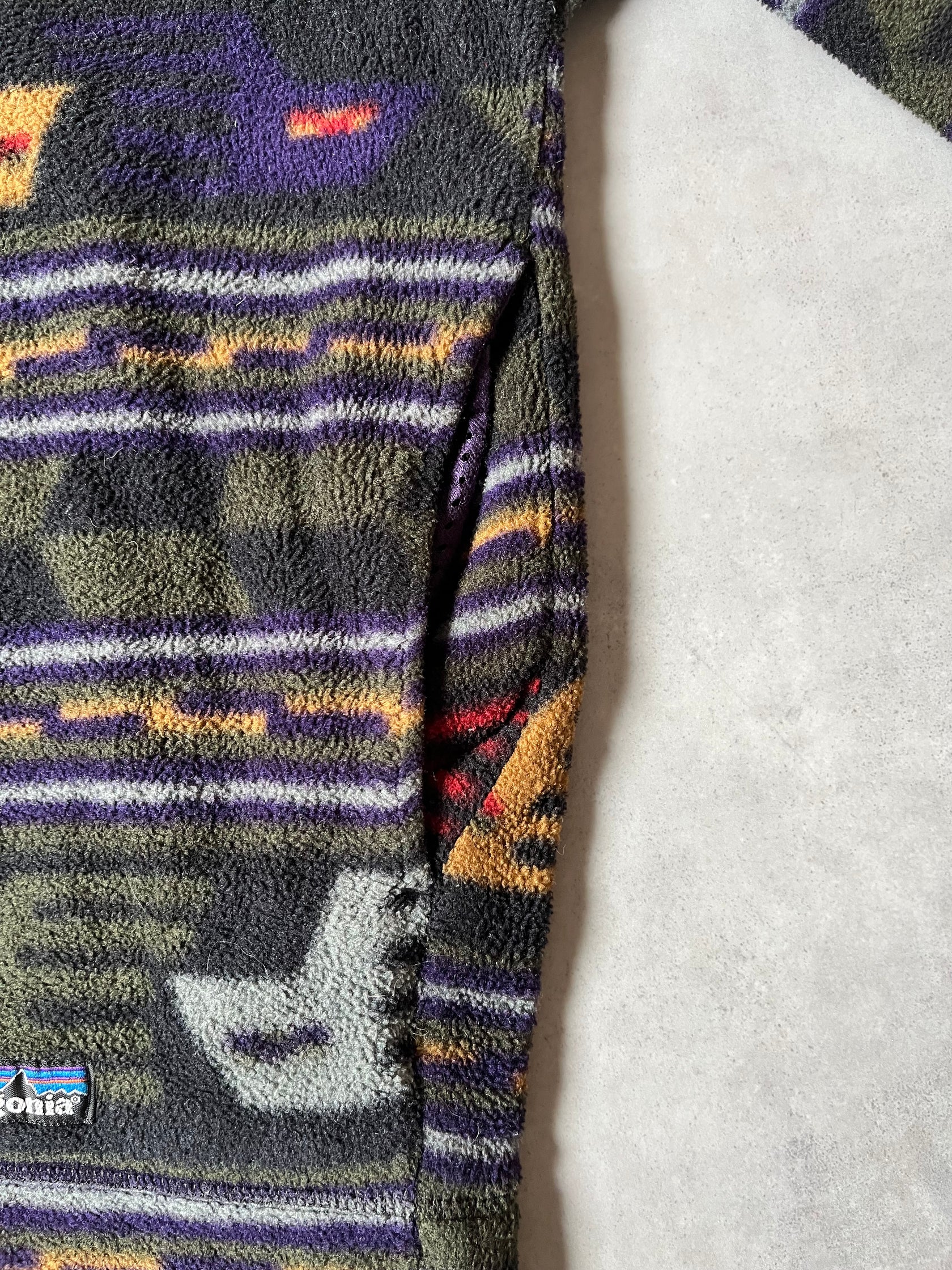 90’s PATAGONIA 「Synchilla sweater」ハーフジップ　USA製