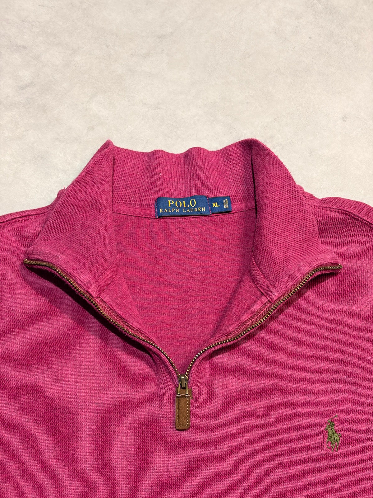 RALPH LAUREN ハーフジップニット