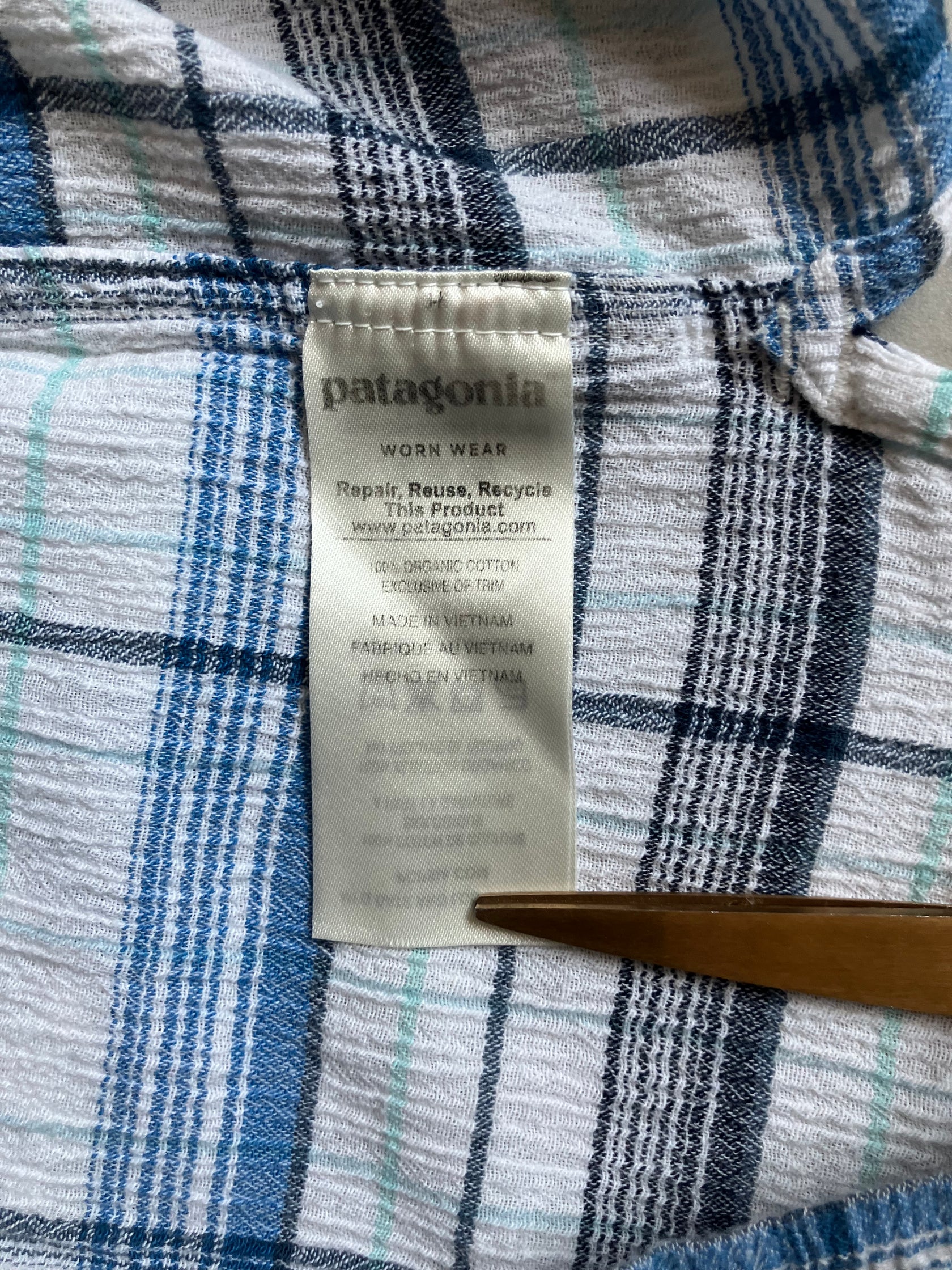 10's PATAGONIA「A/C shirt」チェックシャツ