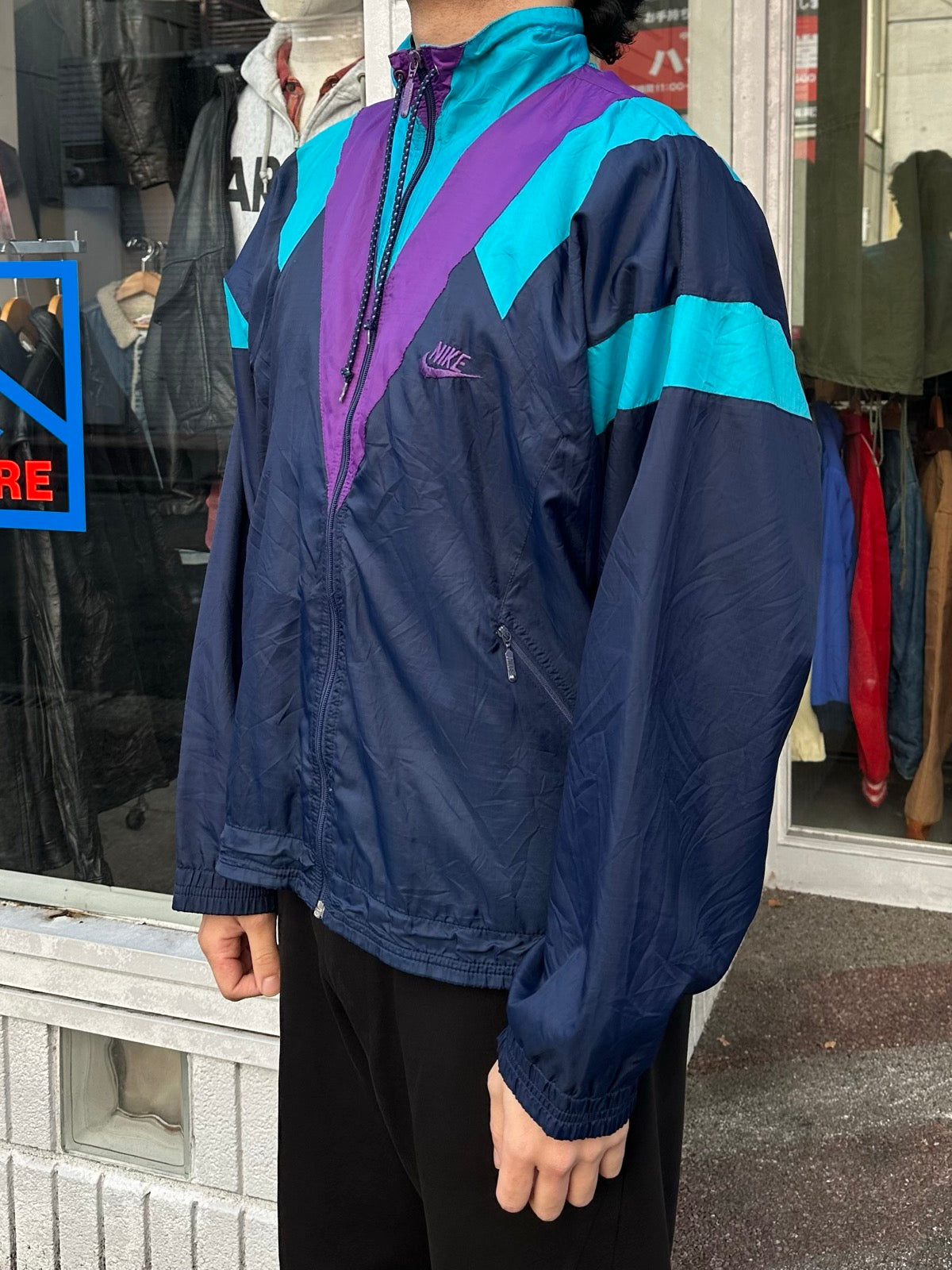 90's NIKE「silver tag」ナイロンジャケット