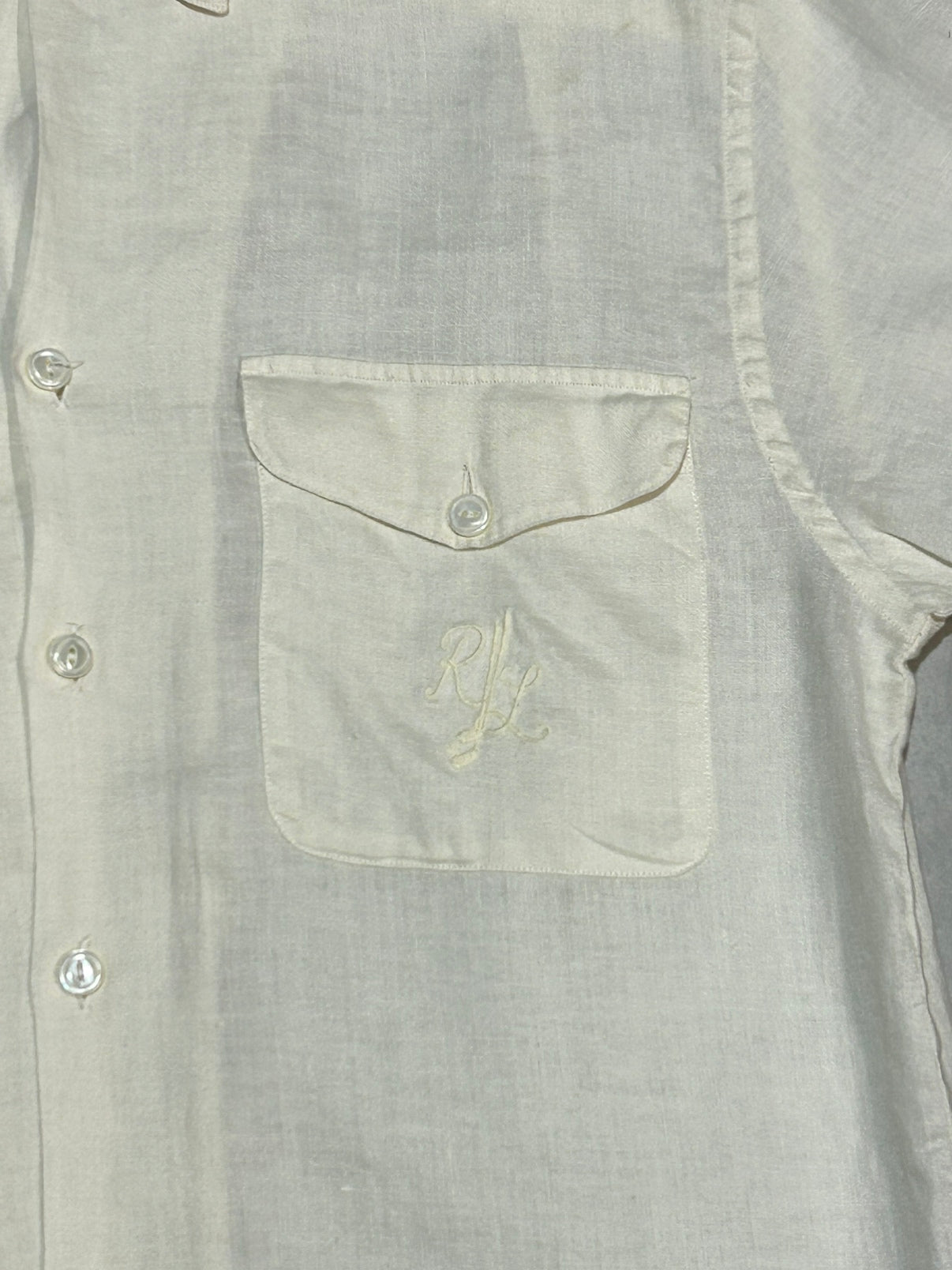90's Ralph Lauren「IMPACT21 日本企画」リネン半袖シャツ