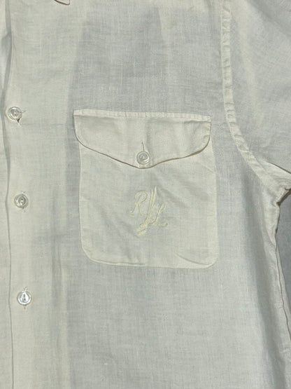 90's Ralph Lauren「IMPACT21 日本企画」リネン半袖シャツ