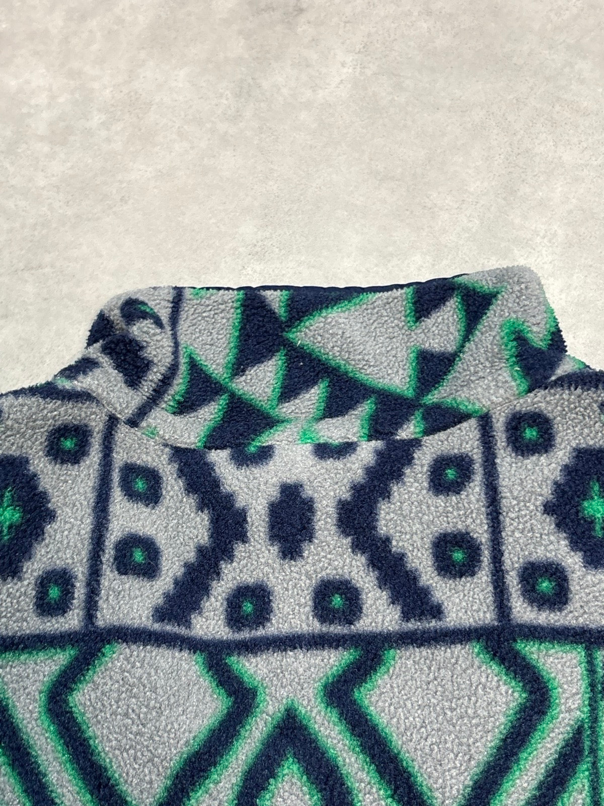 10's PATAGONIA Synchilla Snap-T「モンタナシエテ柄」フリースプルオーバー